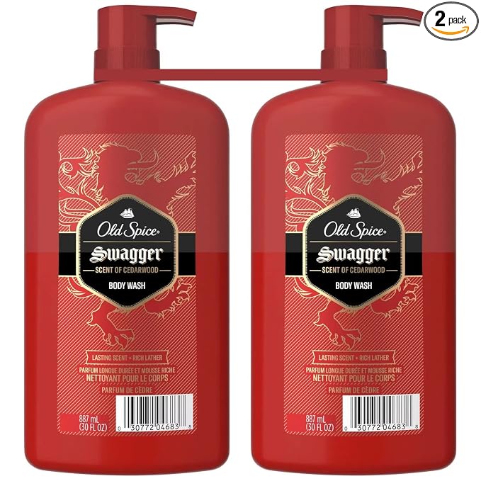 Old Spice Swagger Body Wash for Men, Scent of Cedarwood, 30 Fluid Ounce by OldSpice