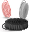 Silicone Body Scrubber 3 Pack Silicone Loofah Exfoliating Body Scrubber Soft by Unknown