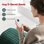 Heating Pad for Back Neck Shoulder Pain Relief and Period Cramps, Large Heating - Image 2