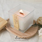 Scented Candle, 7.04 oz Vanilla Cream Aromatherapy Candle, Natural Soy Wax - Image 5