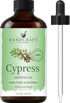 Handcraft Blends Cypress Essential Oil – 1 Fl Oz – 100% Pure and Natural – by HandcraftBlends