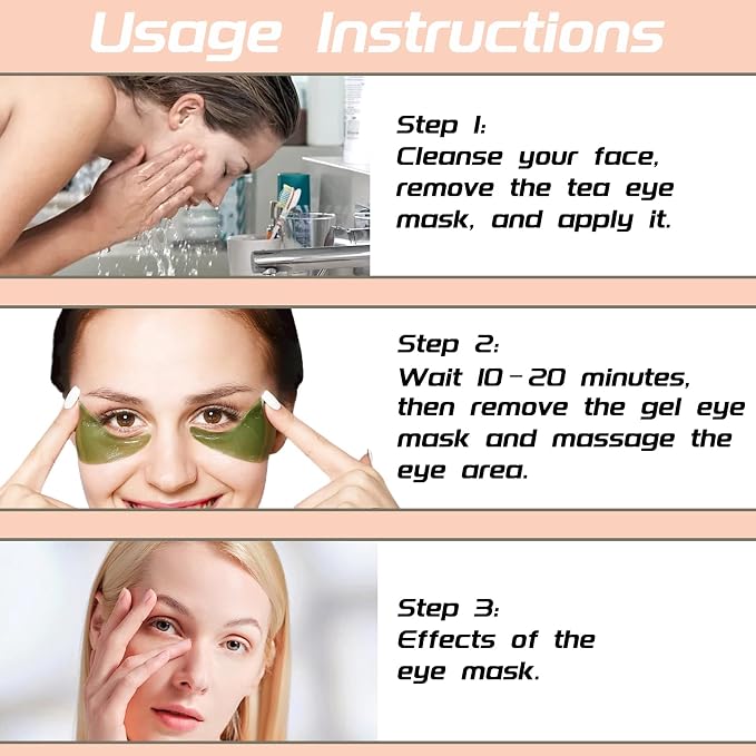 15 Pairs Under Eye Patches for Dark Circles, 15 Packs Lip Masks, Hydrating - Image 6