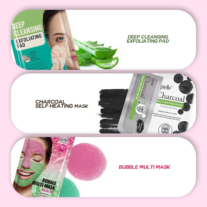 Epielle Best of K-Beauty Kit, 6 Home Spa Essentials, At-Home Spa Kit - Image 3