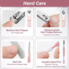 WOXVM Premium Manicure Set, 7 in 1 Professional Nail Clippers Scissors Pedicure - Image 4