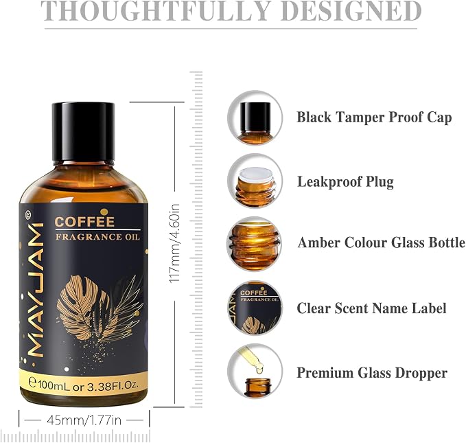 MAYJAM 100ML/3.38FL.OZ Coffee Fragrance Oils - Image 8