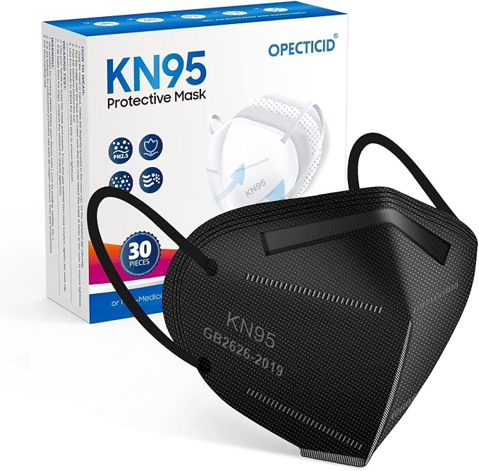 KN95 Face Mask, KN95 Mask, Cup Masks Breathable 5-Layer Filter Efficiency≥95% by OPECTICID
