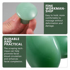 Gatuida 2pcs Green Jade Quartz Massage Rollers Stones Small Facial Massaging - Image 9
