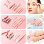 Manicure Set Pedicure Kit Womens Nail Clippers Set 32 in 1 Professional - Image 4
