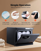 VEVOR Hot Towel Warmer, 8L Small Towel Warmer Cabinet - Image 5