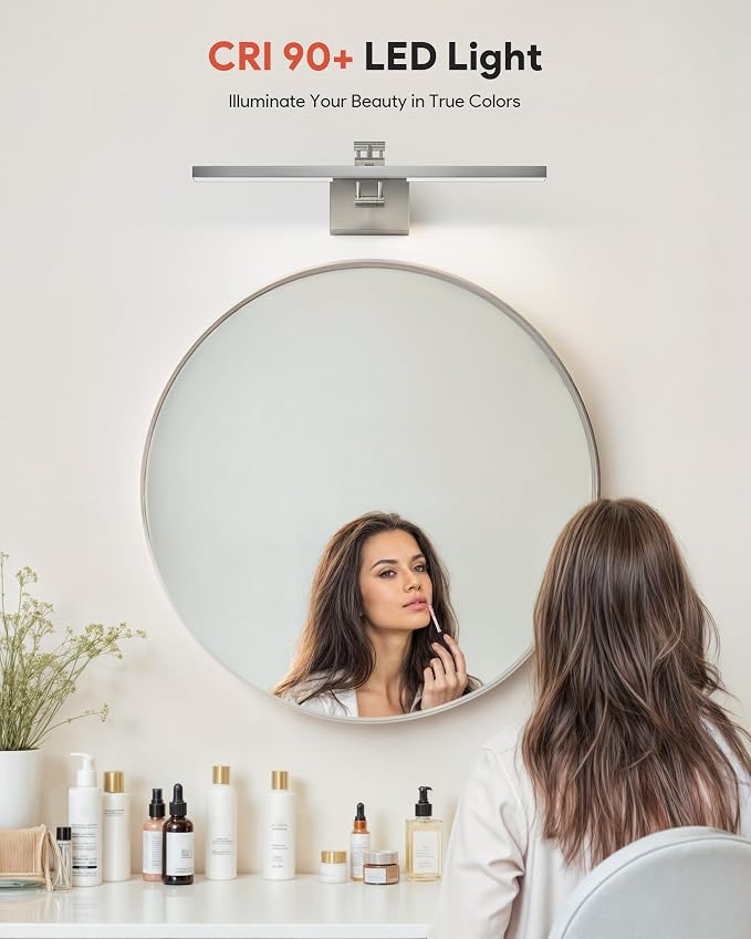 VONLUCE 24" LED Bathroom Vanity Light, 3CCT Modern LED Vanity Lights - Image 5