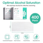 Gellen 400 Pack Nail Prep Cleanser Pads, Alcohol Pads - Image 2