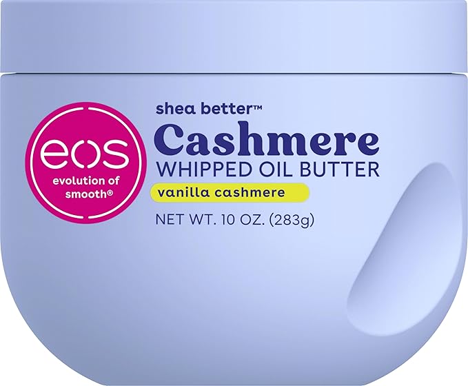 eos Cashmere Whipped Oil Body Butter, Vanilla Cashmere, 72 Hour Weightless by eosproducts