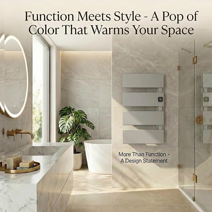 Electric Towel Warmer, Heated Towel Rack - Image 7