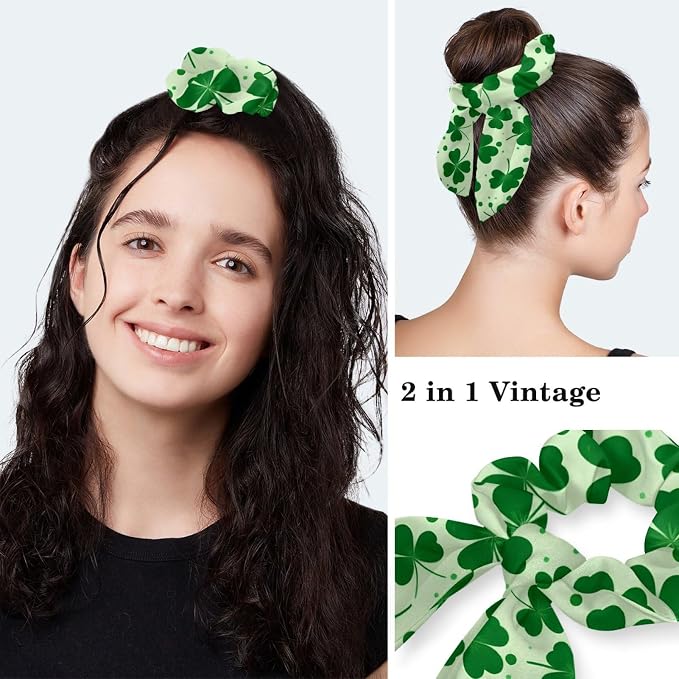 Scrub Caps Women Ponytail Cute Pink and White Leaves Caps Bouffant Working Hat - Image 5