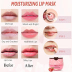 8 PCS Bee Lip Balm Honey Pot, Honey Lip Balm Bulk, Moisturising Sleep Lip Mask - Image 4