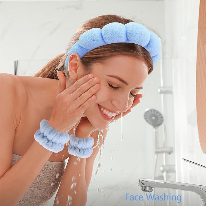 Chanaco Hairband, Soft & Comfortable Microfiber Facial Headband - Image 3