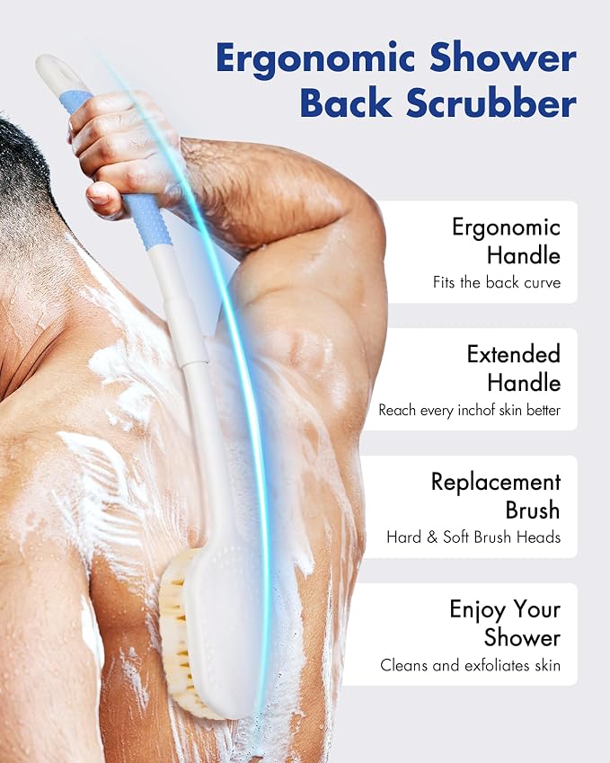 Rafow Ergonomic Back Scrubber for Shower - Image 2