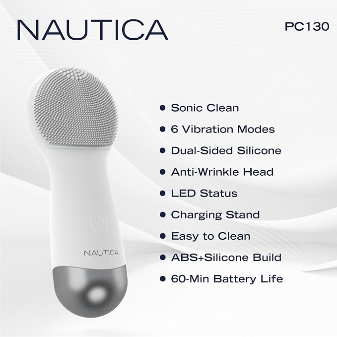 Nautica PC130 Sonic Facial Cleansing Brush Made - Image 8