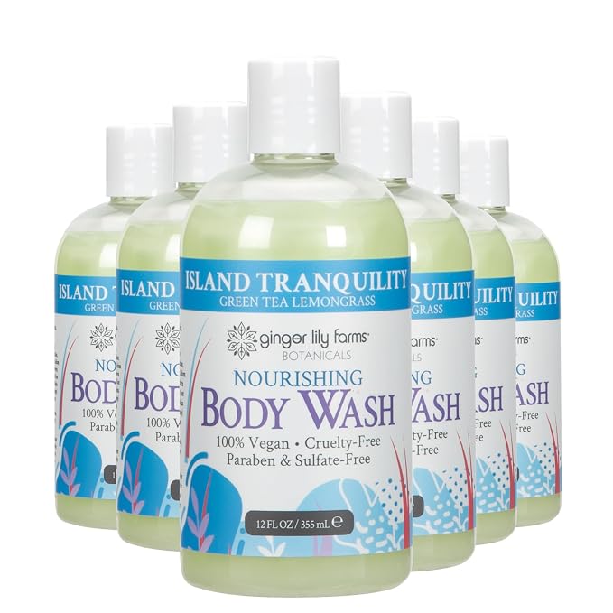 Ginger Lily Farms Botanicals Nourishing Body Wash, Island Tranquility, 100% by GingerLilyFarms