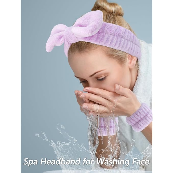 VELSCRUN 6 Pack Spa Headband, Makeup Headband, Face Wash Headbands, Skincare - Image 2