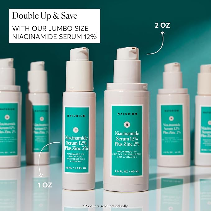 Naturium Niacinamide Face Serum 12% Plus Zinc 2%, Anti-Aging, Pore Minimizer & - Image 7