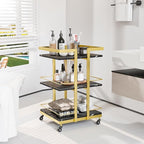 Esthetician Cart with Wheels Utility Salon Rolling Trolley, Tattoo Manicure - Image 2