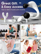 FVZ White Percussion Massage Gun - Image 7