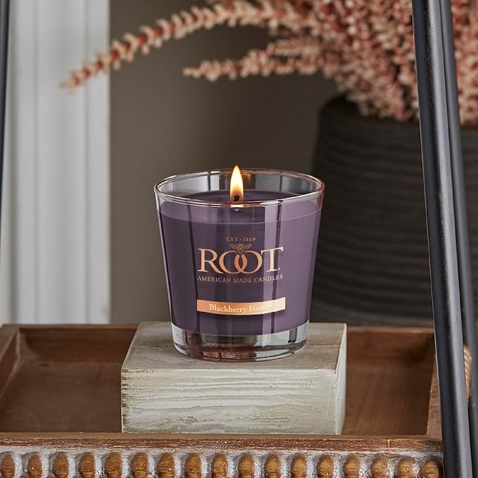 Root Candles Scented Candles Honeycomb Beeswax Blend Premium Handcrafted Candle - Image 2