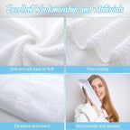 SmoothNovelty 16 Pack Microfiber Bath Towels Bulk 27'' x 60'' Oversized Size - Image 3