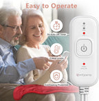 Comfytemp Weighted Heating Pad for Back & Period, 12x24 Extra Large Electric - Image 5