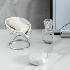 Dobbyby Leaf-Shaped Soap Dish – Premium Ceramic Soap Bar Holder - Image 6