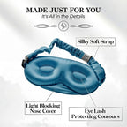 SLEEP SANCTUARY 100% Pure Mulberry Silk Sleep Mask - Image 6