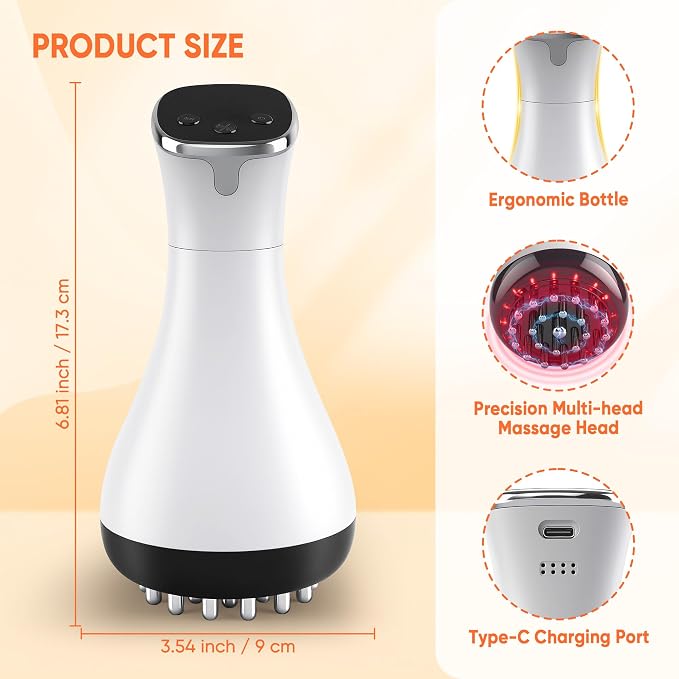 Rechargeable Lymphatic Drainage Massager & Cellulite Massage Tool - Image 7