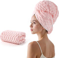 REDKISS Pink Microfiber Hair Towels by REDKISSOnline