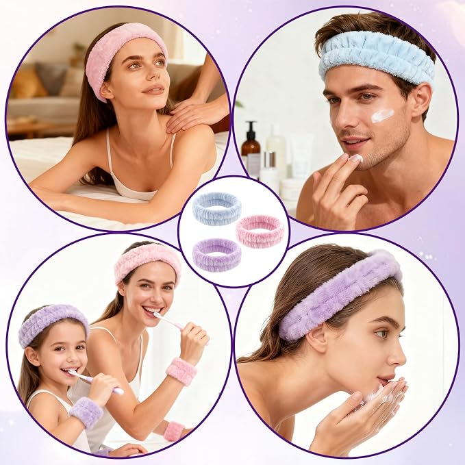 3 PCS Spa Headbands for Women - Image 6