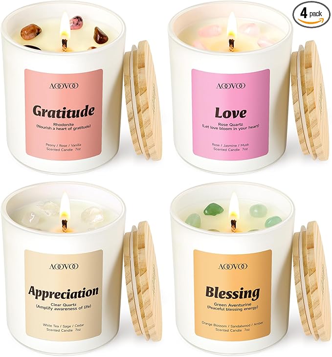 AOOVOO Mothers Day Candles Set for Mom by AOOVOO