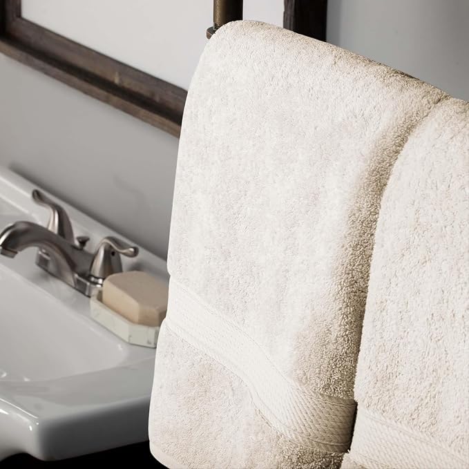 SUPERIOR Egyptian Cotton Pile 10 Piece Towel Set, Includes 2 Bath, 4 Hand - Image 6