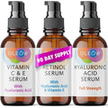 GLEOW Retinol Serum for Face, Vitamin C by Gleow