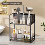 SanDream Hair Tool Organizer Bathroom Countertop, 2-Tier Metal Bathroom - Image 5