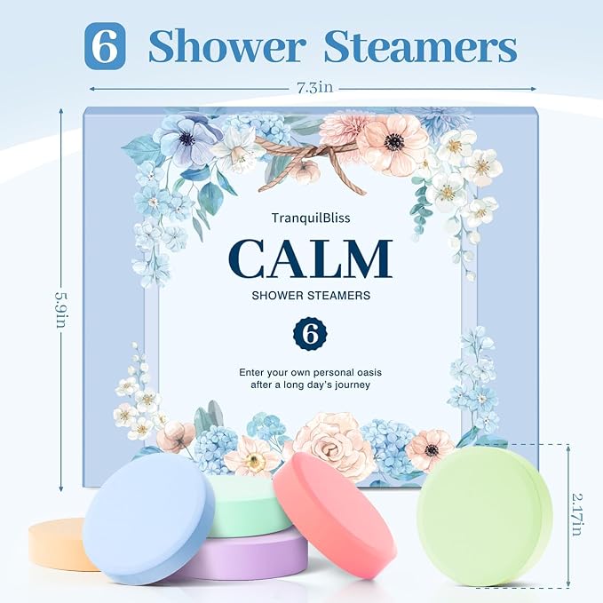 TranquilBliss Shower Steamers 6 Count, Shower Steamers - Image 2