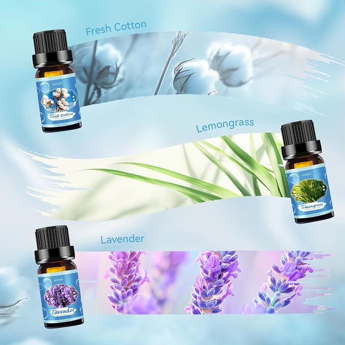 Clean Essential Oils Set for Diffuser & Candle Making | 6 Pack Premium - Image 2