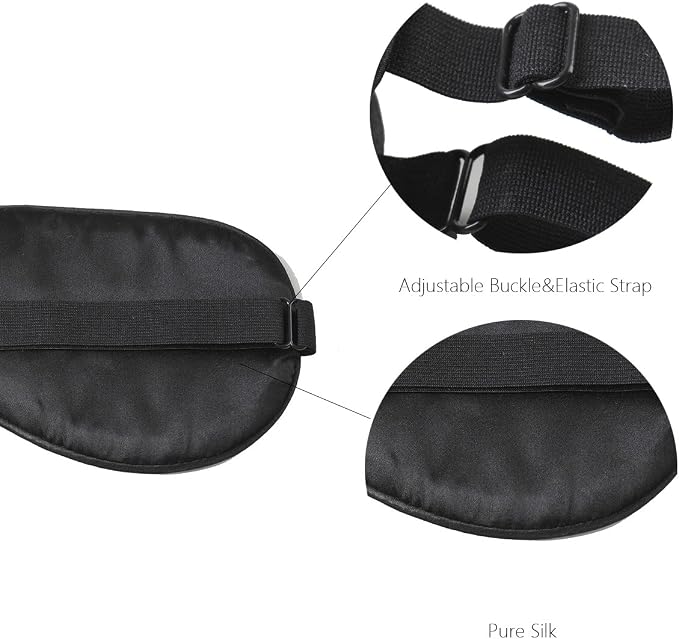100% Natural Silk Sleep Eye Mask Kids, Cute Night Sleeping Mask - Image 6