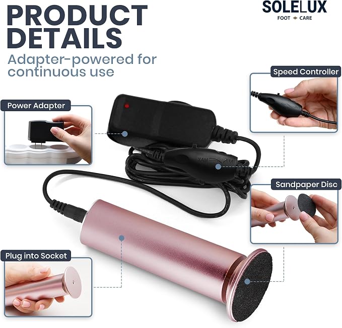 Upgraded 2026 Electric Foot File – Callus Remover - Image 7
