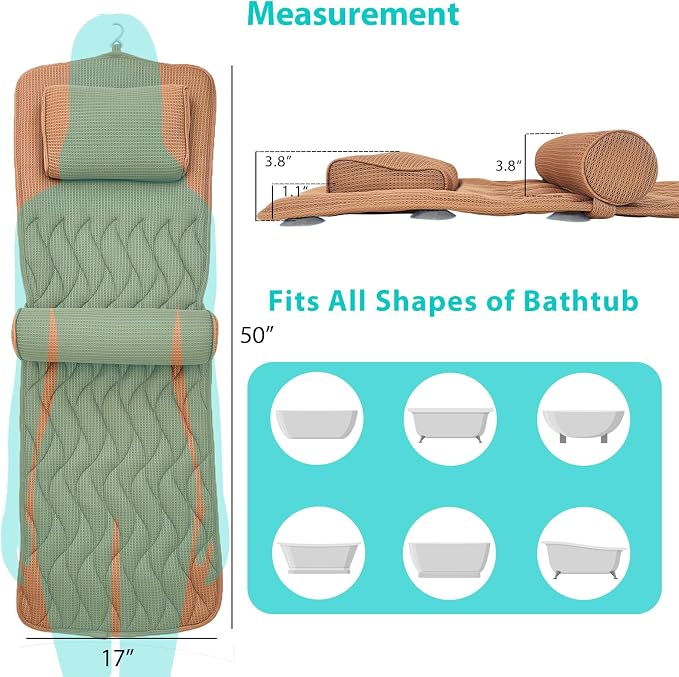AEROiVi Full Body Bath Pillow - Image 7
