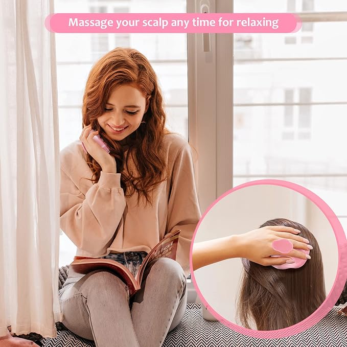 URTHEONE Soft Silicone Hair Scalp Massager Shampoo Brush - Image 4