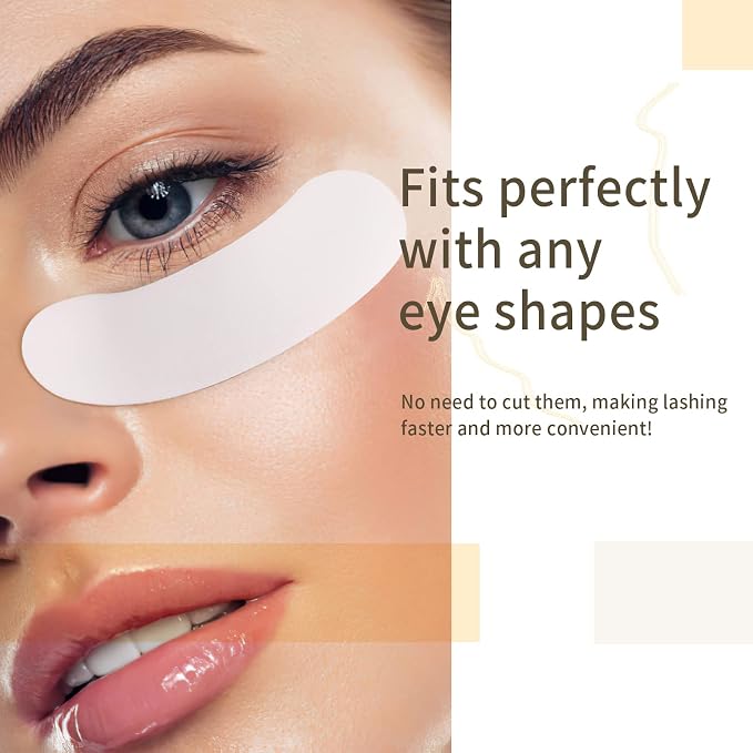 100 PCS Foam Eye Pads for Lash Extensions, Under Eye Pads for Eyelash Extensions - Image 4
