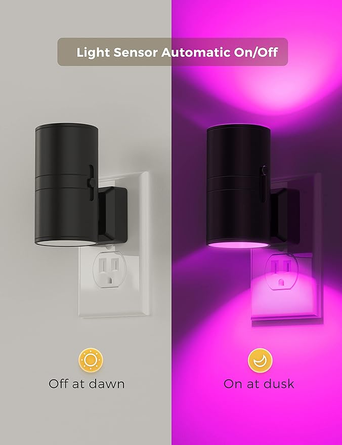 L LOHAS LED Night Light, Night Lights Plug into Wall, Color Changing Nightlight - Image 3