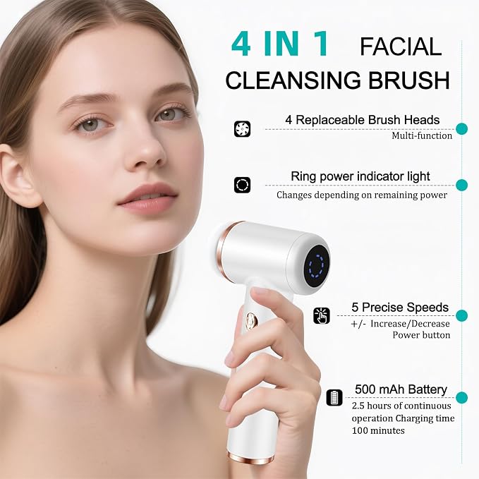 Electric Facial Cleansing Brush - Image 2