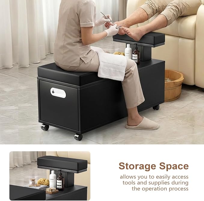 OmySalon Pedicure Cart, Foot Bath Trolley - Image 8