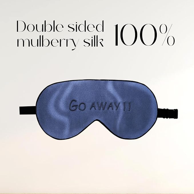 ZIMASILK 100% Natural Silk Sleep Mask Blindfold, Adjustable Super-Smooth Soft - Image 3